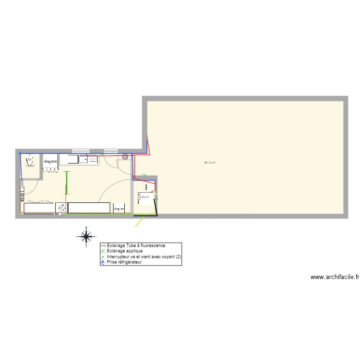 maison 2000. Plan de 0 pièce et 0 m2