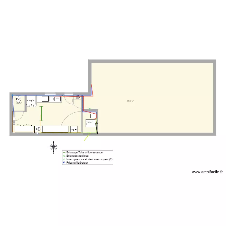 maison 2000. Plan de 