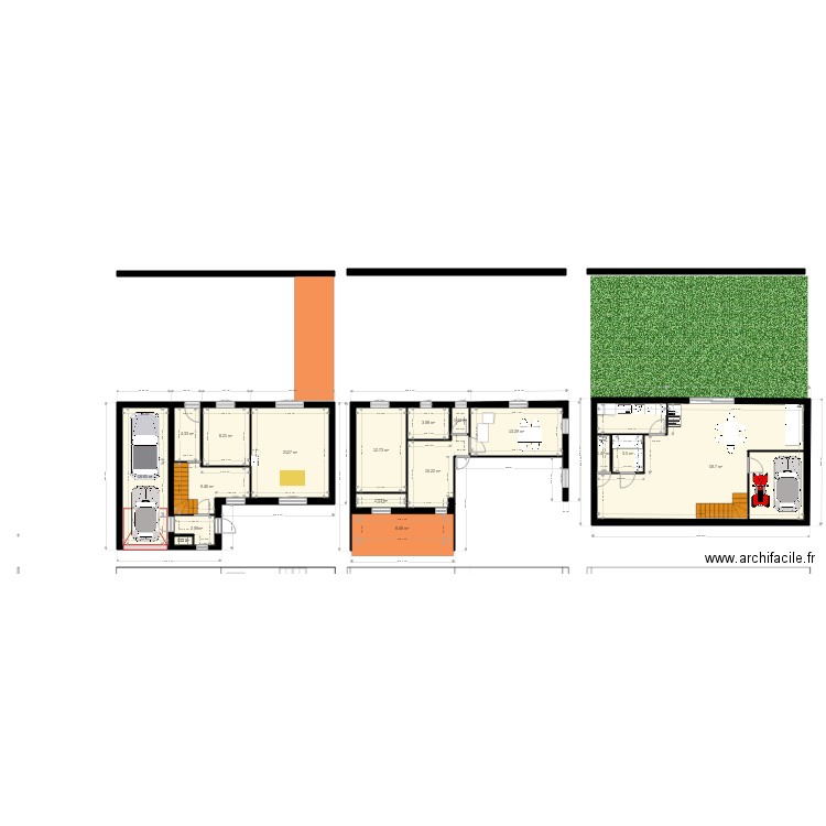 maison . Plan de 0 pièce et 0 m2