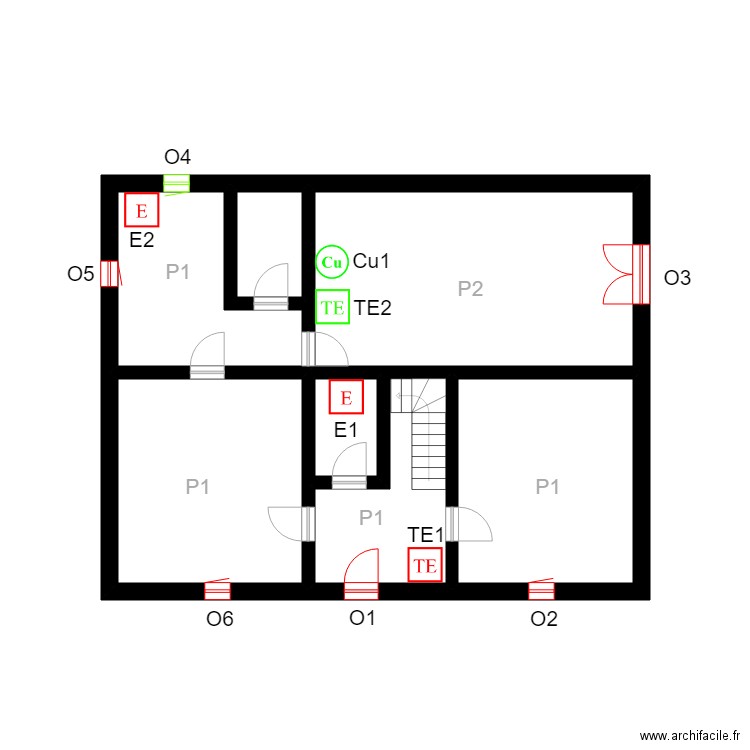 ABC0009logement. Plan de 0 pièce et 0 m2