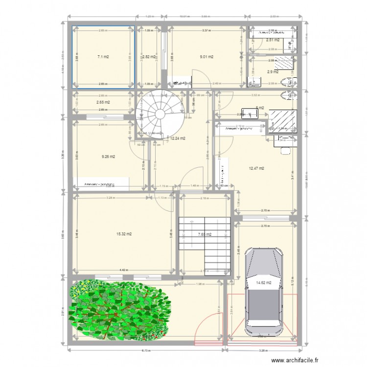 Plan RDC 2. Plan de 0 pièce et 0 m2