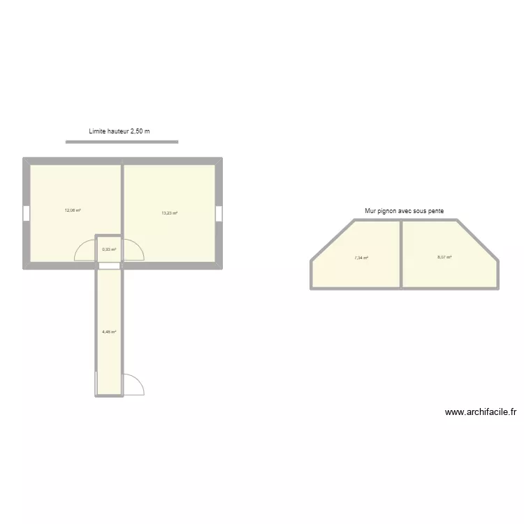 maison guigui. Plan de 