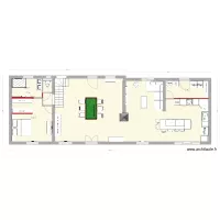 plan maison meubl&eacute; version 2