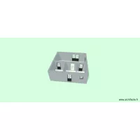 chalet 24x24 pieces arriere