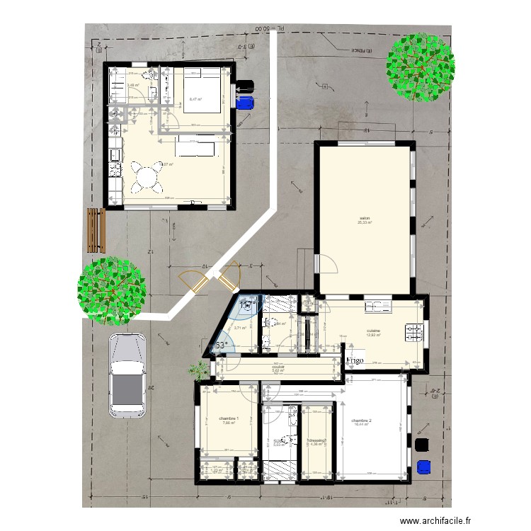 casitas 2 travail marie . Plan de 0 pièce et 0 m2