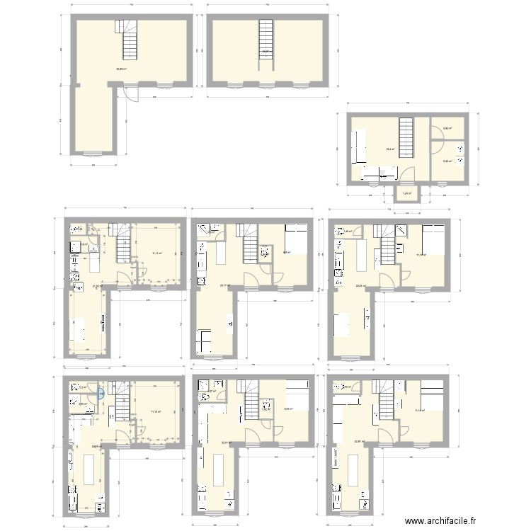 Plan saint denis version detaille. Plan de 0 pièce et 0 m2