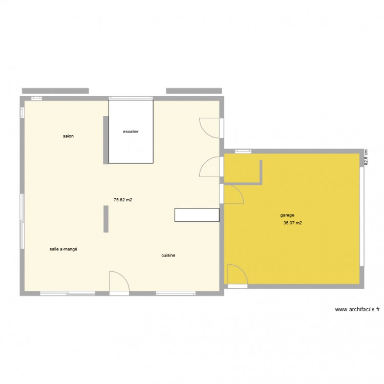 plan maison yvesss. Plan de 0 pièce et 0 m2