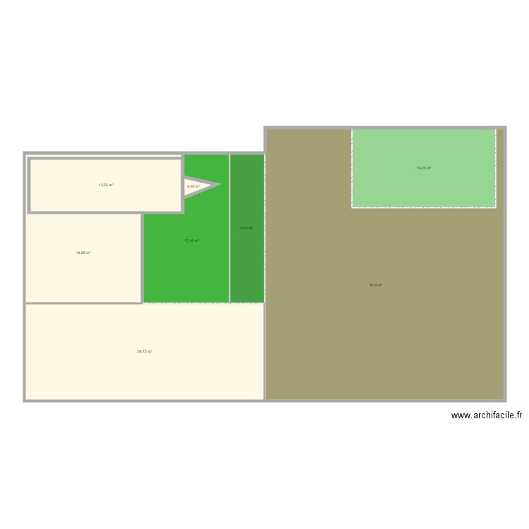 batiment. Plan de 0 pièce et 0 m2