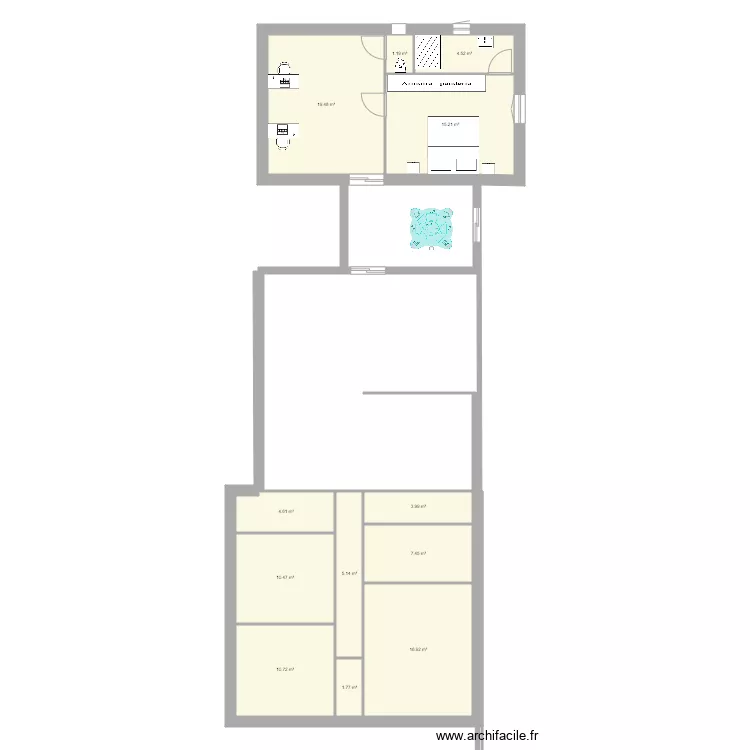 Chez nous moche 3. Plan de 