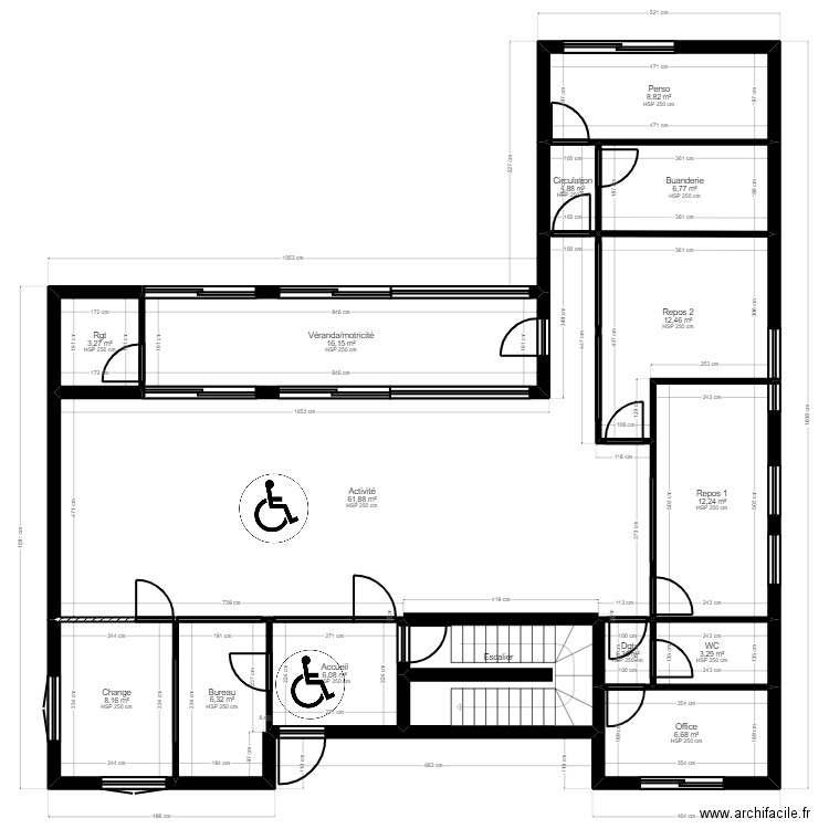 78M5F Projet 1.. Plan de 0 pièce et 0 m2