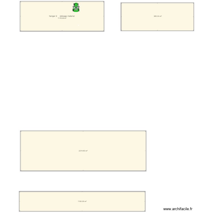 ordac hangar 2. Plan de 0 pièce et 0 m2 ordac hangar 2. Plan de 0 pièce et 0 m2