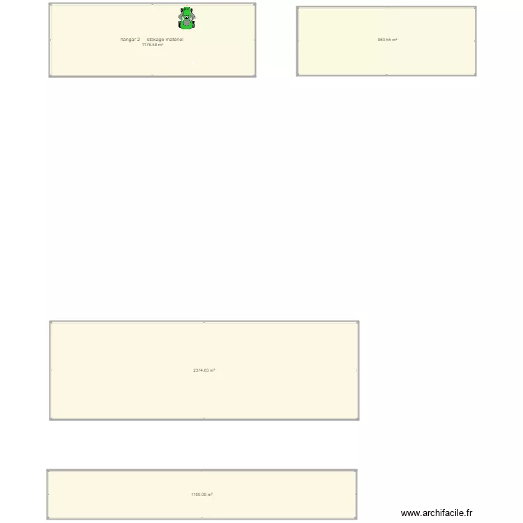 ordac  hangar 2. Plan de 