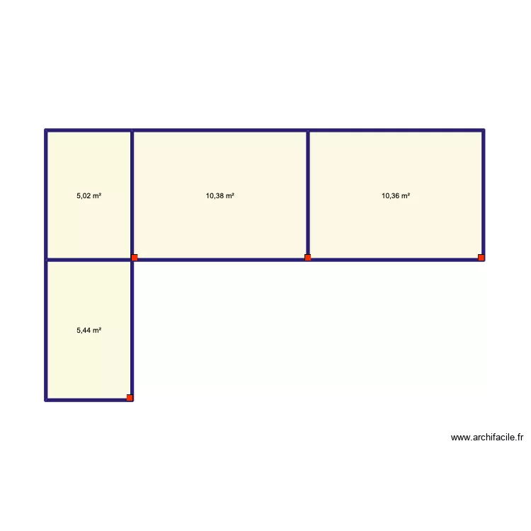Dantes. Plan de 4 et 31 m² Dantes. Plan de 4 et 31 m²