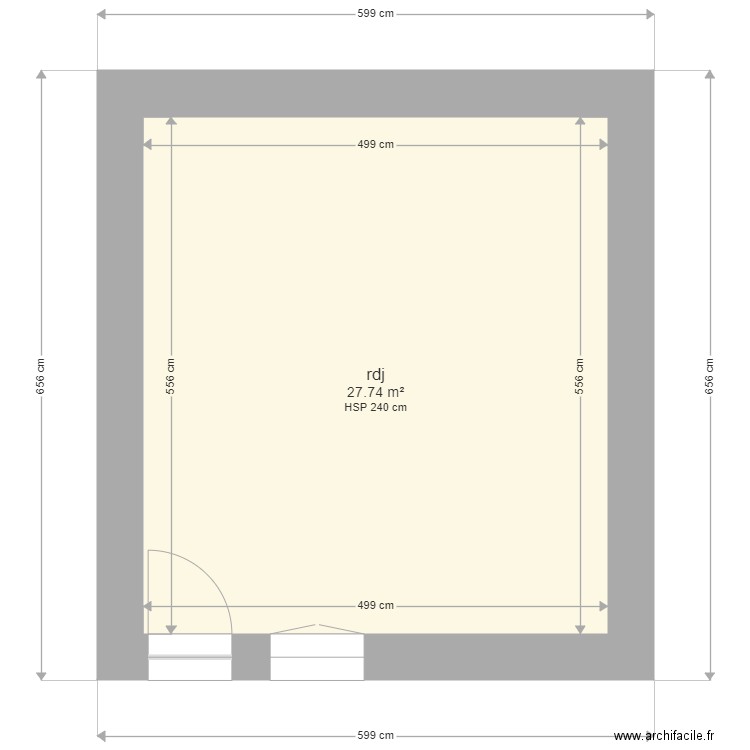 Vincent. Plan de 3 pièces et 83 m2