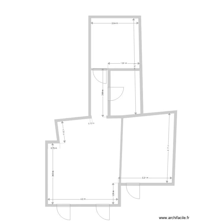 Maison Galibert. Plan de 