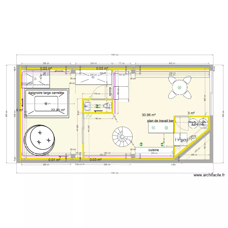 loft Monet version 4. Plan de 