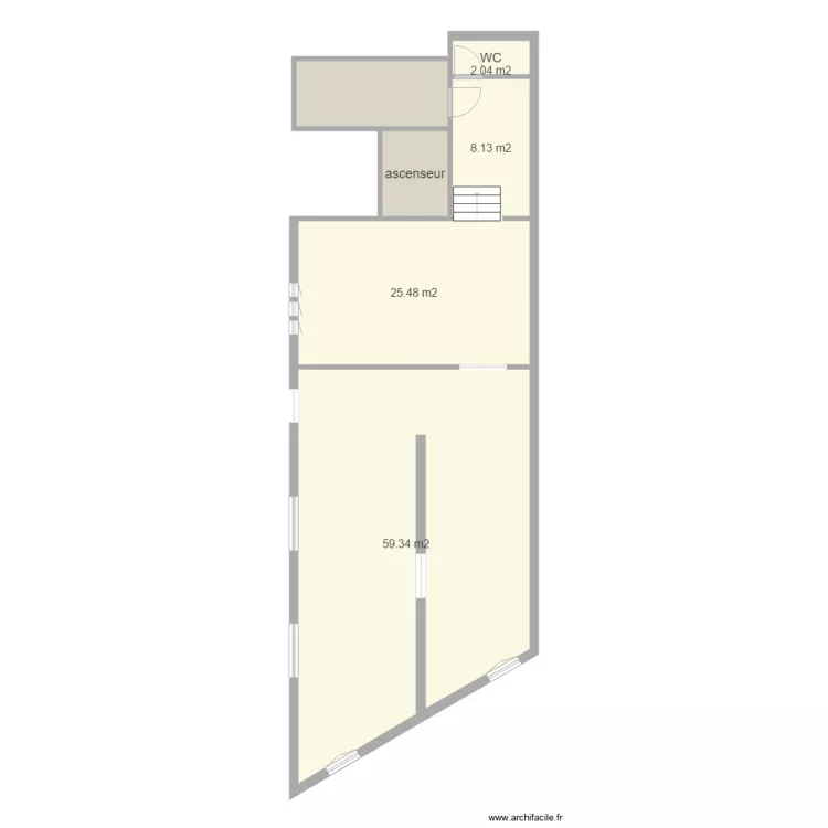 gare  de molinari. Plan de 