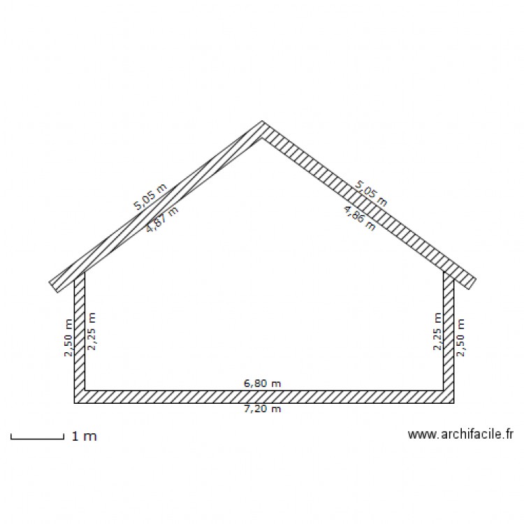 garage de beynes charpente2. Plan de 0 pièce et 0 m2