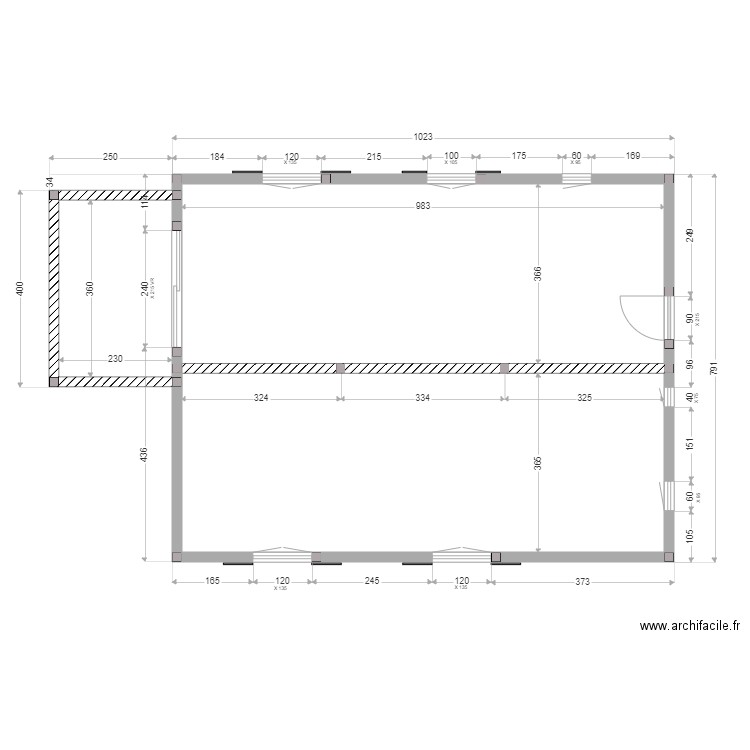 FULGENCE ELEVATION. Plan de 2 pièces et 80 m2