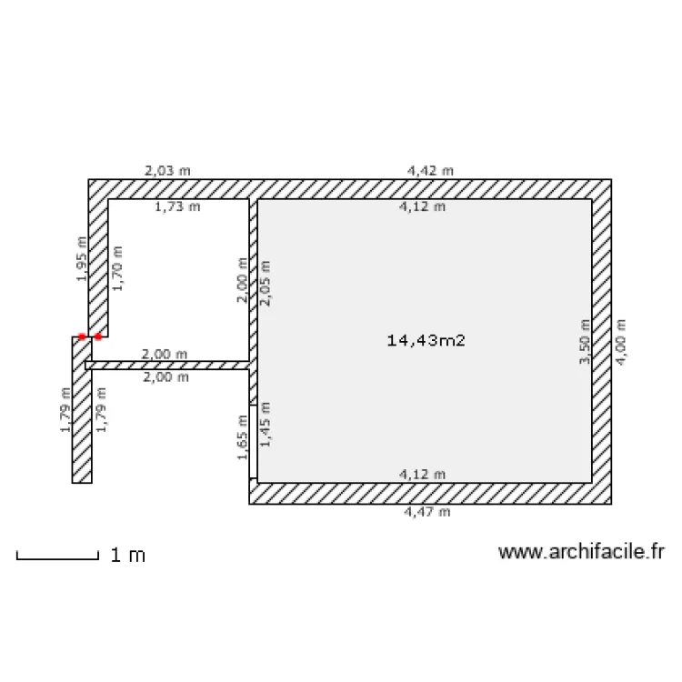 Salle . Plan de 