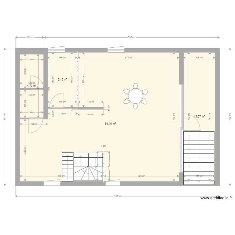 PLAN  22 OPTION CH ET SDB ETAGE. Plan de 0 pièce et 0 m2