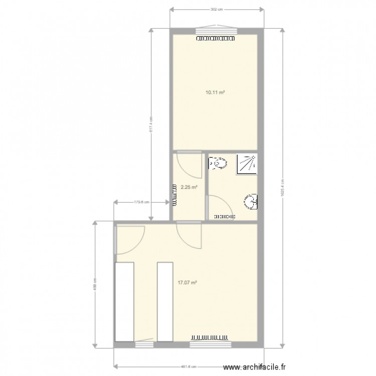 Dampierre svg. Plan de 0 pièce et 0 m2