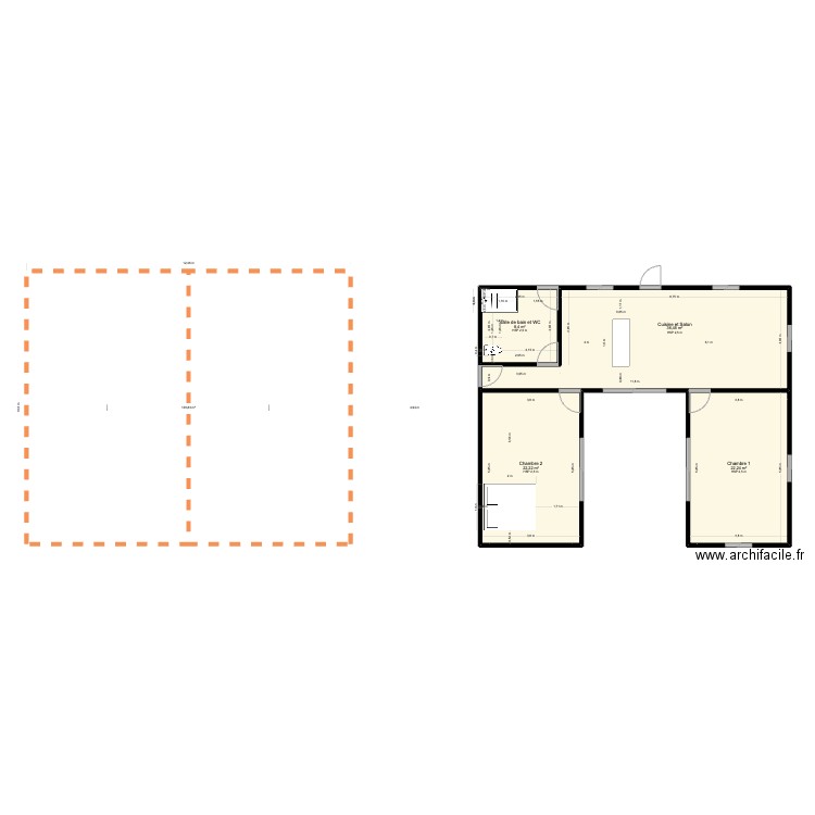Plan maison personnel. Plan de 0 pièce et 0 m2
