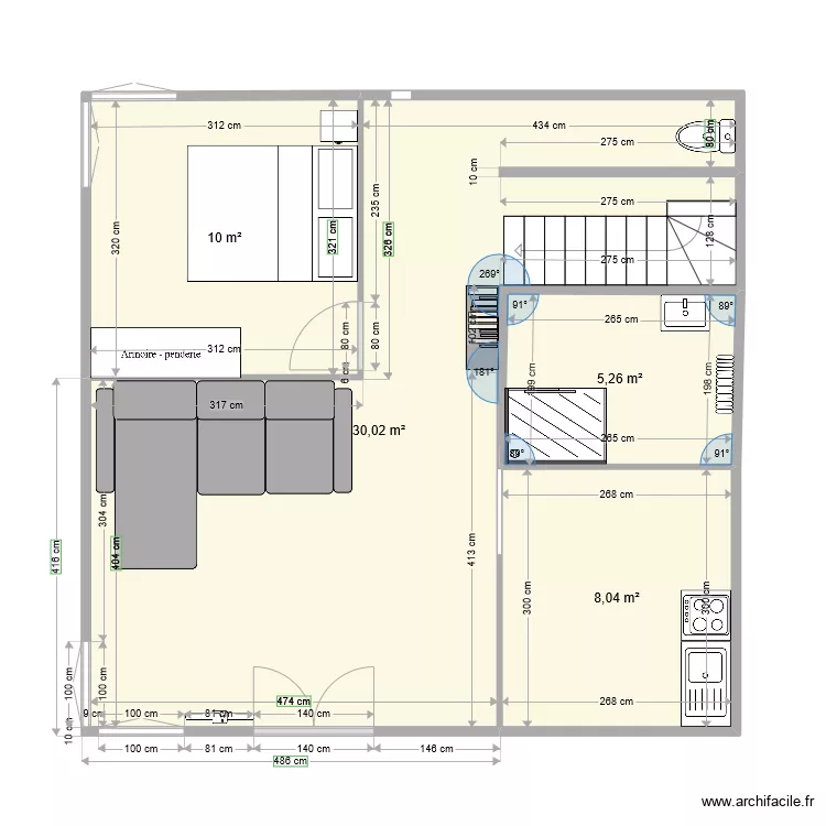 projet Lisou. Plan de 