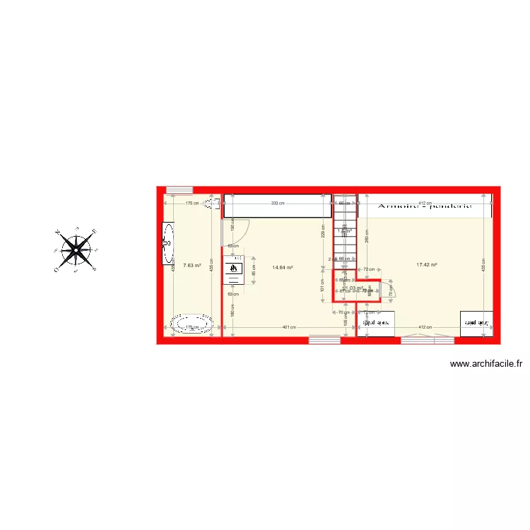 PLAN 3936 TEST ETAGE. Plan de 