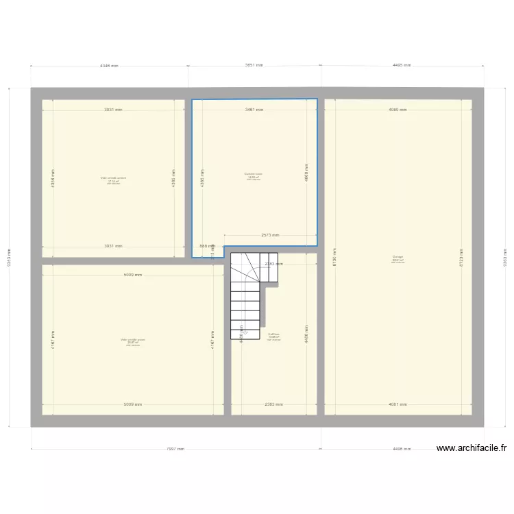 Plan du niveau 1. Plan de 