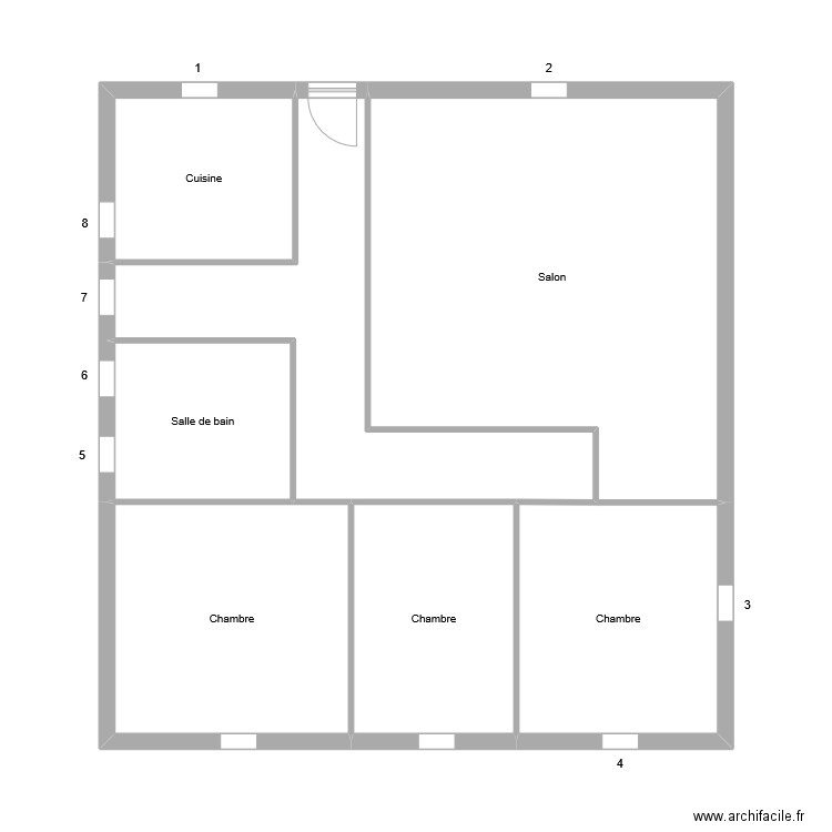 ALIZERT Denise. Plan de 0 pièce et 0 m2