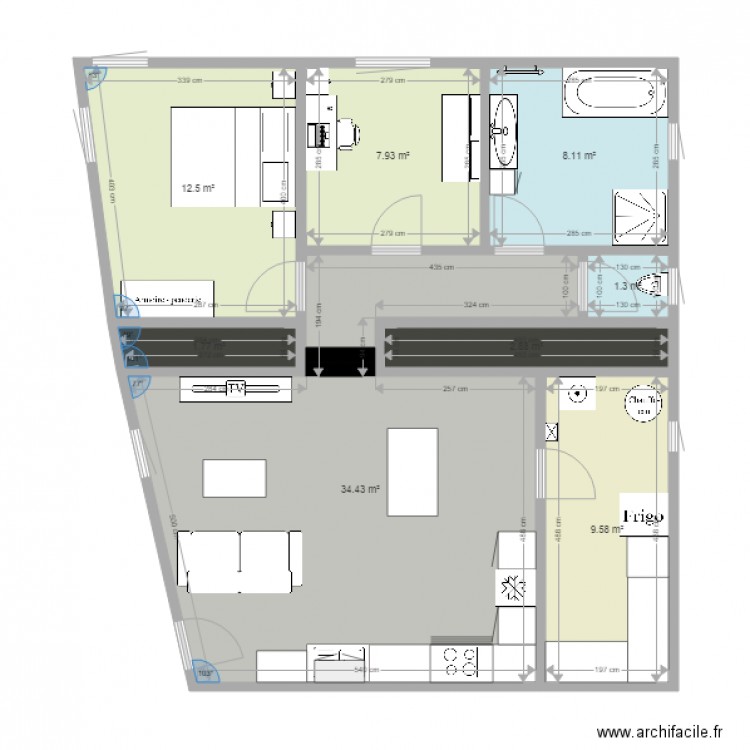 MAISON HATTSTATT. Plan de 0 pièce et 0 m2