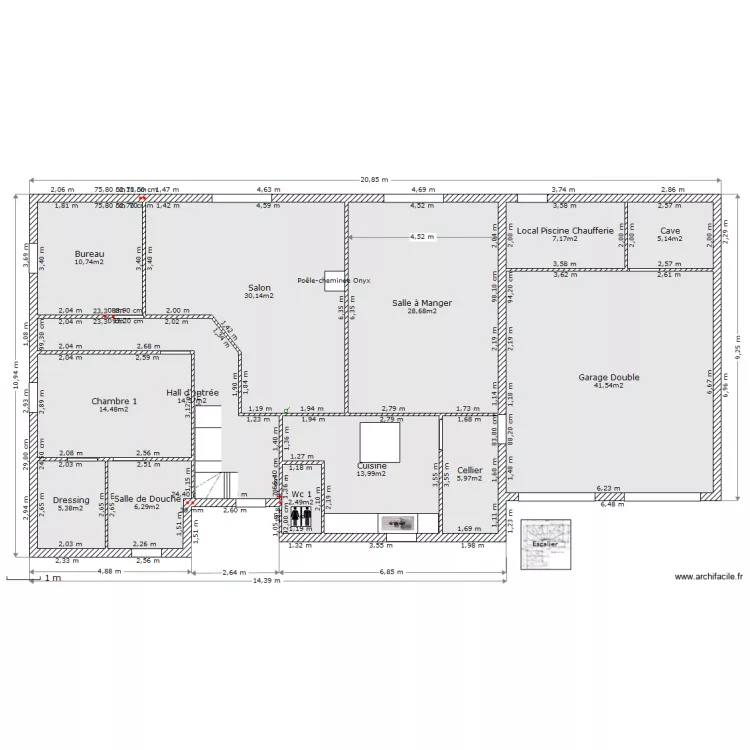 plan_rdc_projet_maison. Plan de plan_rdc_projet_maison. Plan de