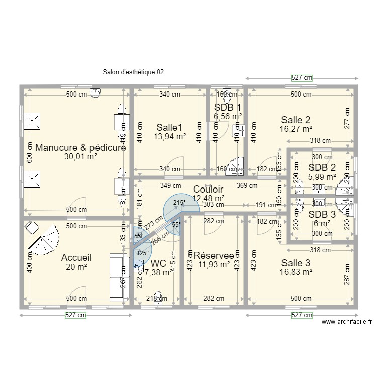 Salon Vivi 02. Plan de 0 pièce et 0 m2