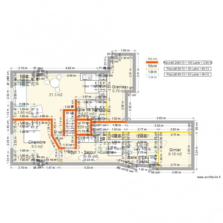 Plan. Plan de 0 pièce et 0 m2