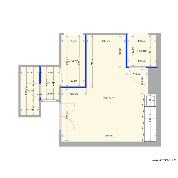 lambert. Plan de 0 pièce et 0 m2