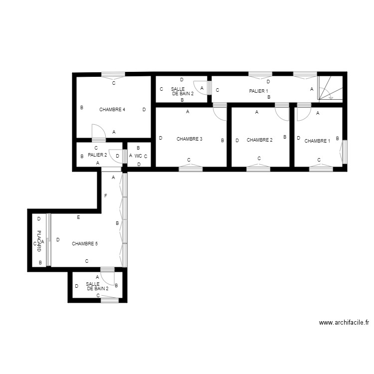 PLAN PB ESCOVILLE 1ER. Plan de 0 pièce et 0 m2