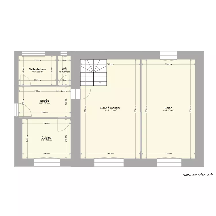 rdc. Plan de rdc. Plan de