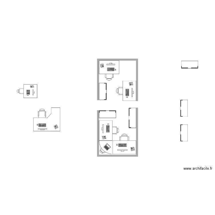 Bureau 5 mai 2019. Plan de 0 pièce et 0 m2