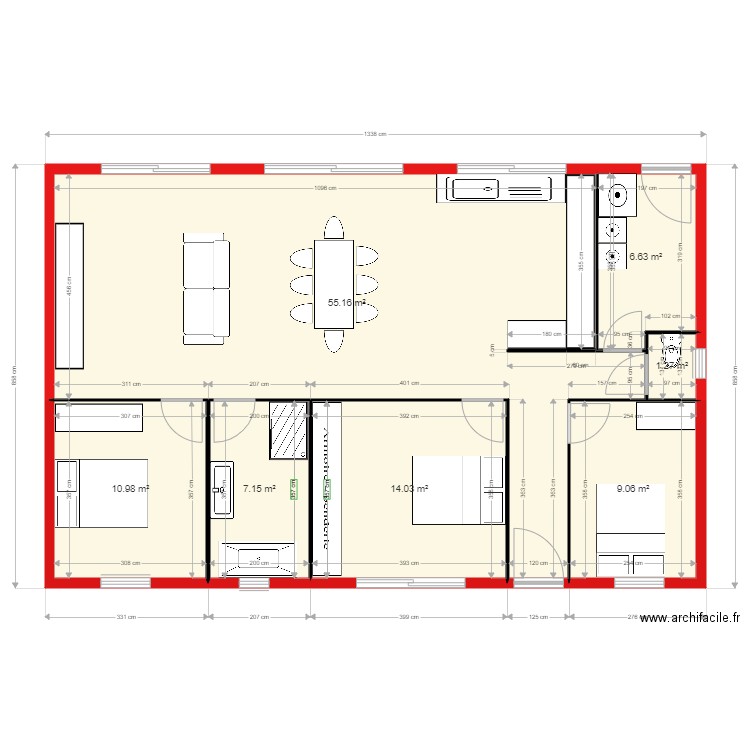 FABIEN interieur. Plan de 0 pièce et 0 m2