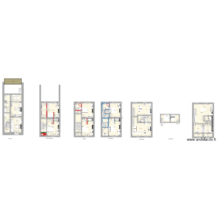 Av Albert New v6. Plan de 34 pièces et 327 m2