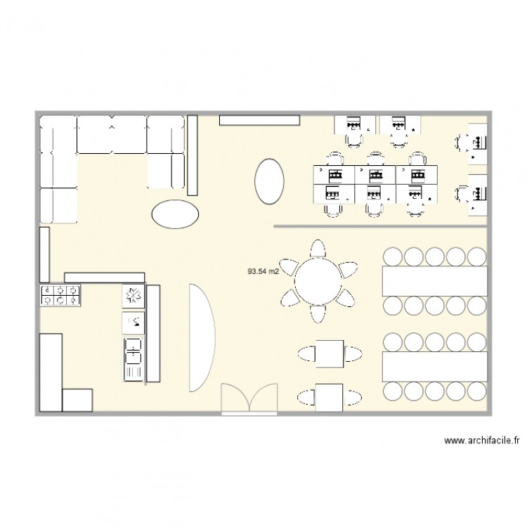 Plan café. Plan de 0 pièce et 0 m2