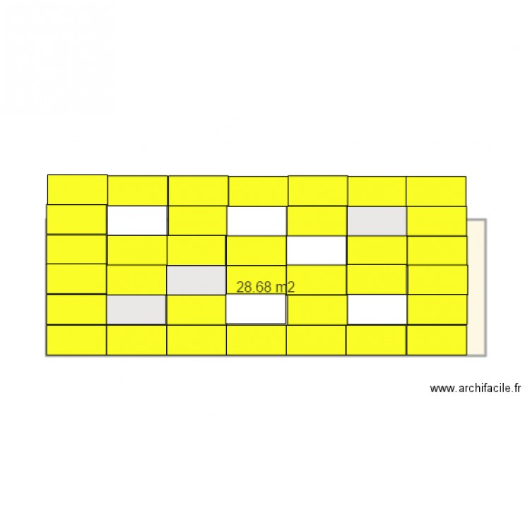 CARRELAGE MUR. Plan de 0 pièce et 0 m2