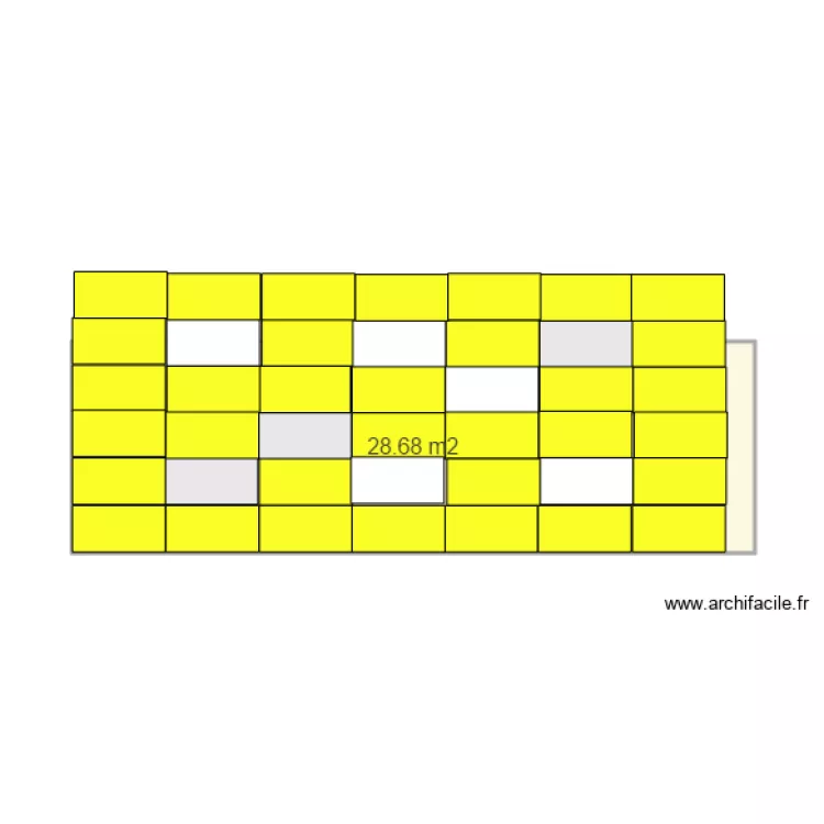 CARRELAGE MUR. Plan de 