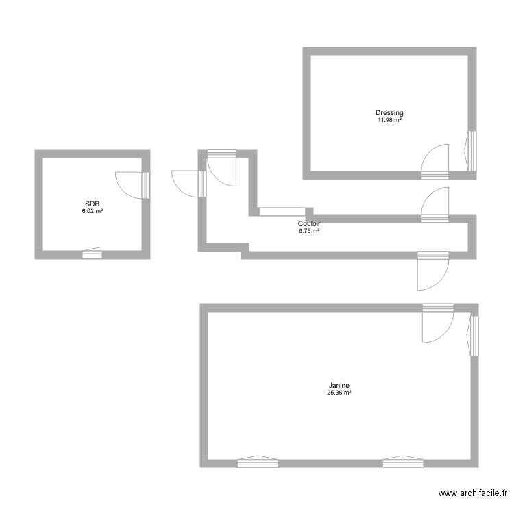 Etage. Plan de 0 pièce et 0 m2