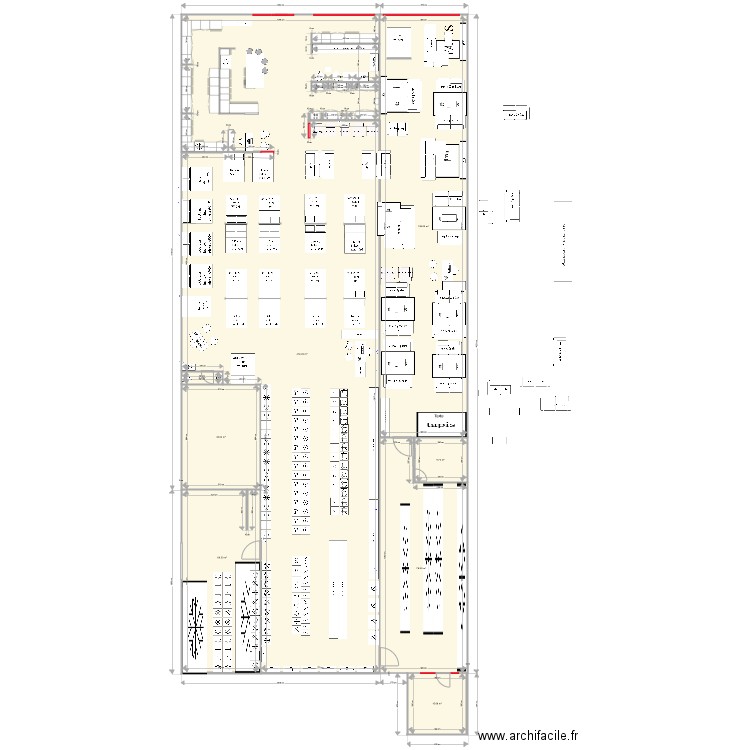 modif nouvelle vente 5. Plan de 8 pièces et 809 m2