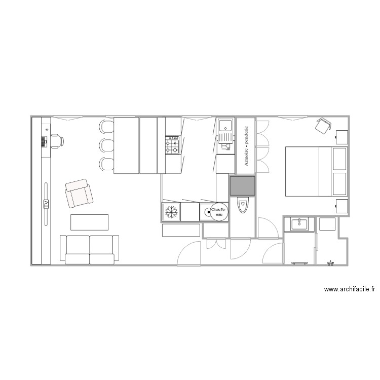 Appart Clotaire. Plan de 0 pièce et 0 m2