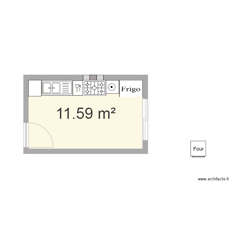 CUISIEN BIS. Plan de 0 pièce et 0 m2