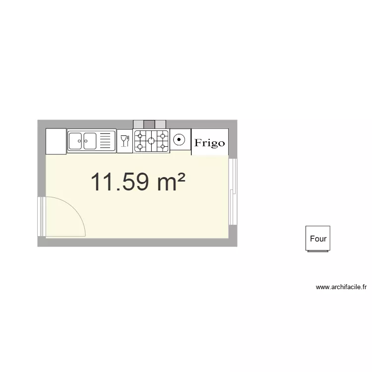 CUISIEN BIS. Plan de 