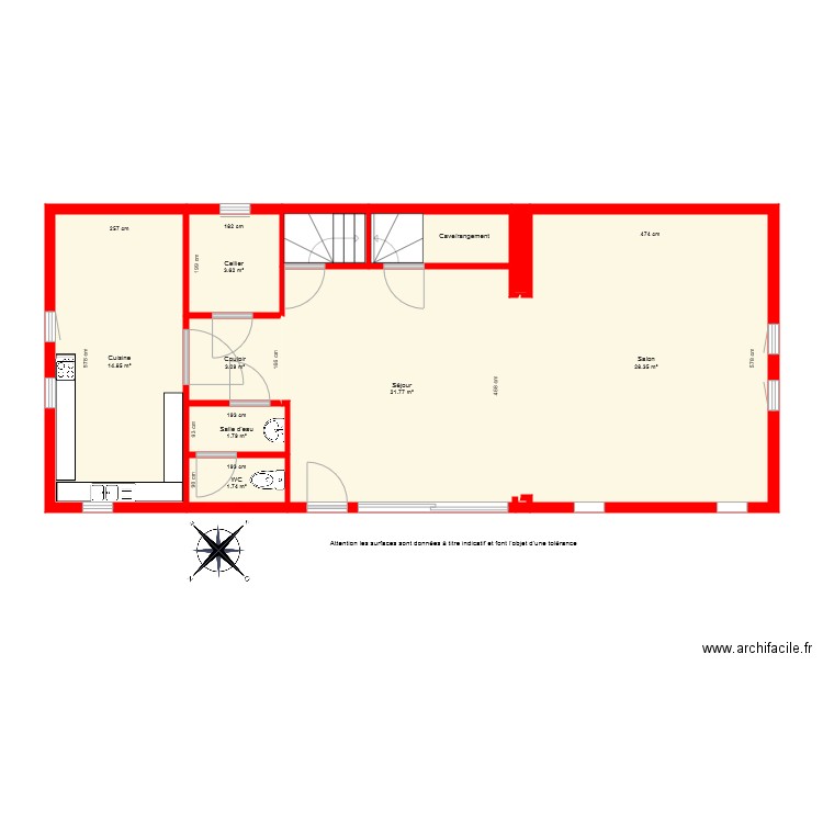 BI 4513 coté. Plan de 0 pièce et 0 m2